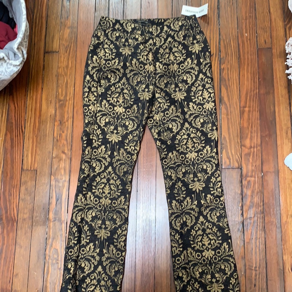 NWT urban fun patterned flare pants